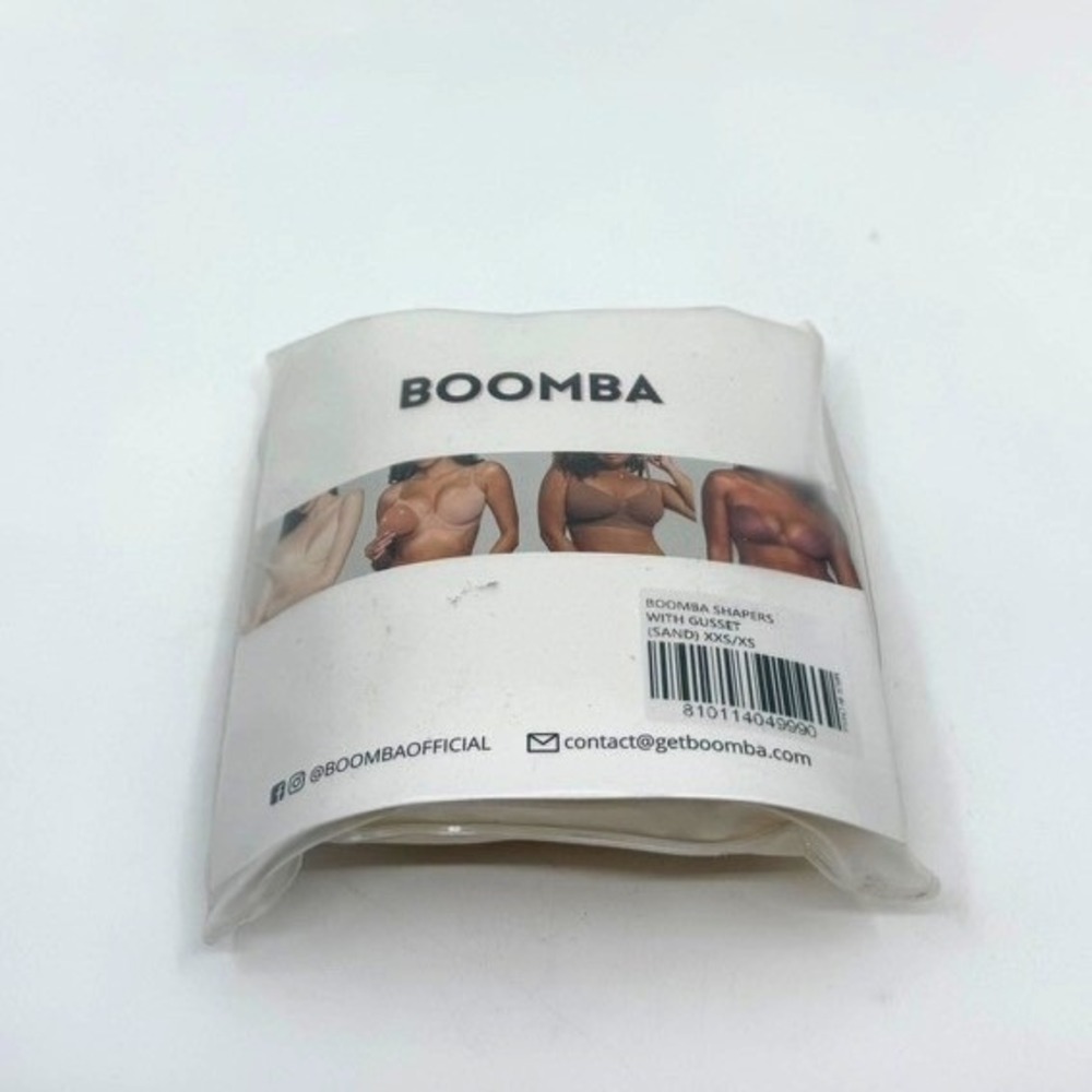 BOOMBA Shapers w/ Gusset High Waisted Shapewear Shorts Sand Size XXS/XS New